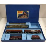 A Hornby Dublo passenger train set 'Duchess of Atholl' and LMS livery coaches in fitted box