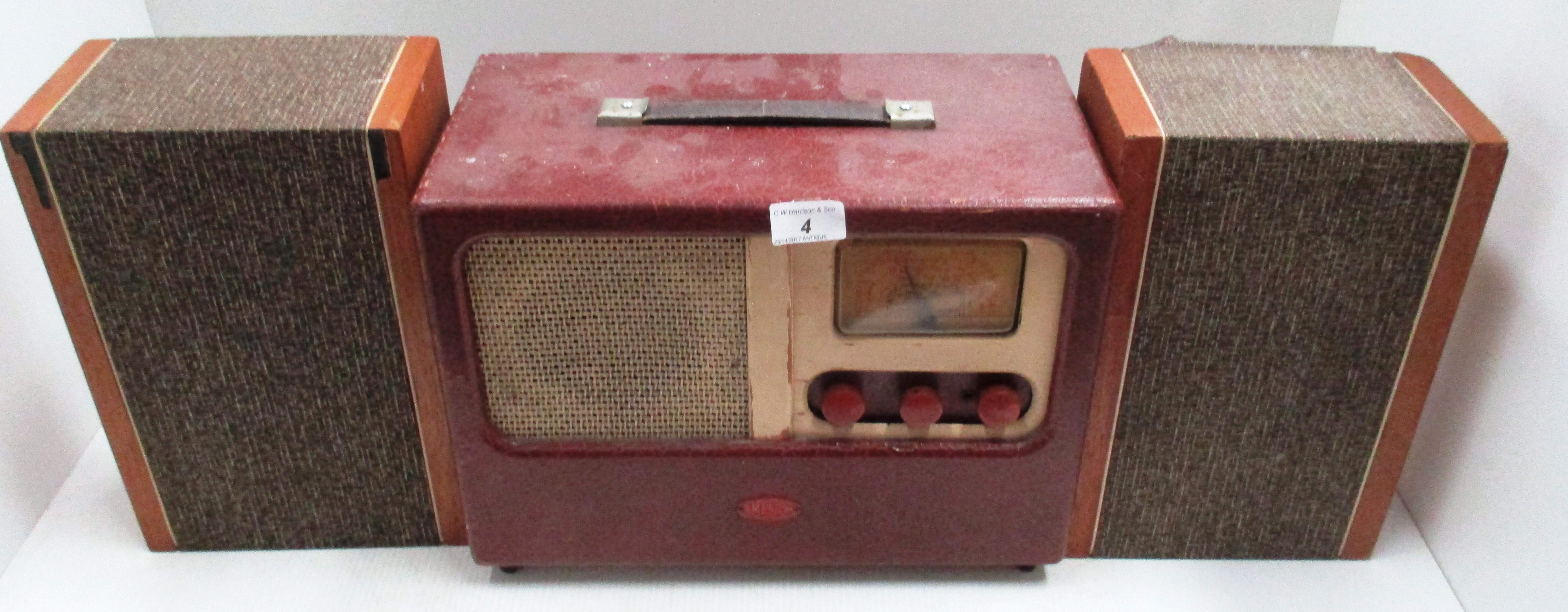An Amplion valve radio and 2 x K.