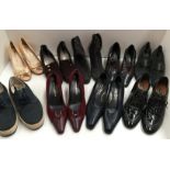 9 x pairs of ladies shoes by Donna Serena of Italy, etc.
