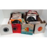 Approx 230 assorted 45rpm singles (some ex-juke box and some without sleeves) including many