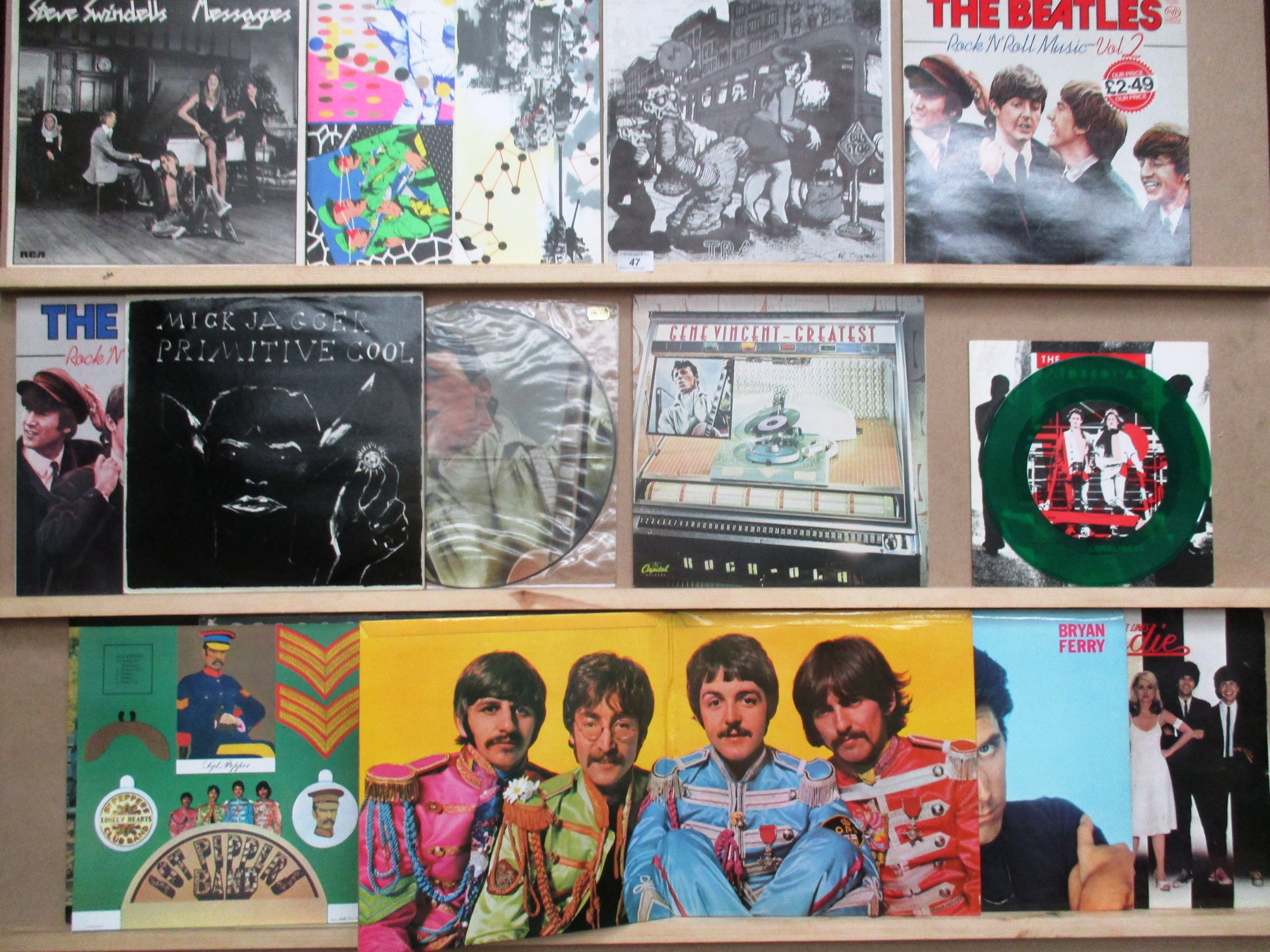 18 assorted LPs including Beatles 'Sgt Peppers Lonely Hearts Club Band' with pull out sleeve,