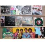 18 assorted LPs including Beatles 'Sgt Peppers Lonely Hearts Club Band' with pull out sleeve,