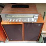 A Rotel RX-203 stereo receiver complete with a pair of Wharfedale speakers