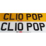 CHERISHED REGISTRATION NUMBER CL10 POP c/w certificate of entitlement - must be assigned before 13.