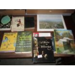David Heath a signed photo print of Virginia and American books and novels including The Trail of