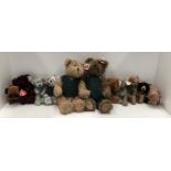 10 x Ty soft toy bears and a Ty soft toy dog (11)