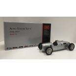 Boxed CMC diecast collectors' model car: 1:18 scale Auto-Union Type C (1936-1937)