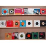 Approx 85 assorted 45rpm singles including The Beatles, Archies, Rod Stewart, Procol Harem,