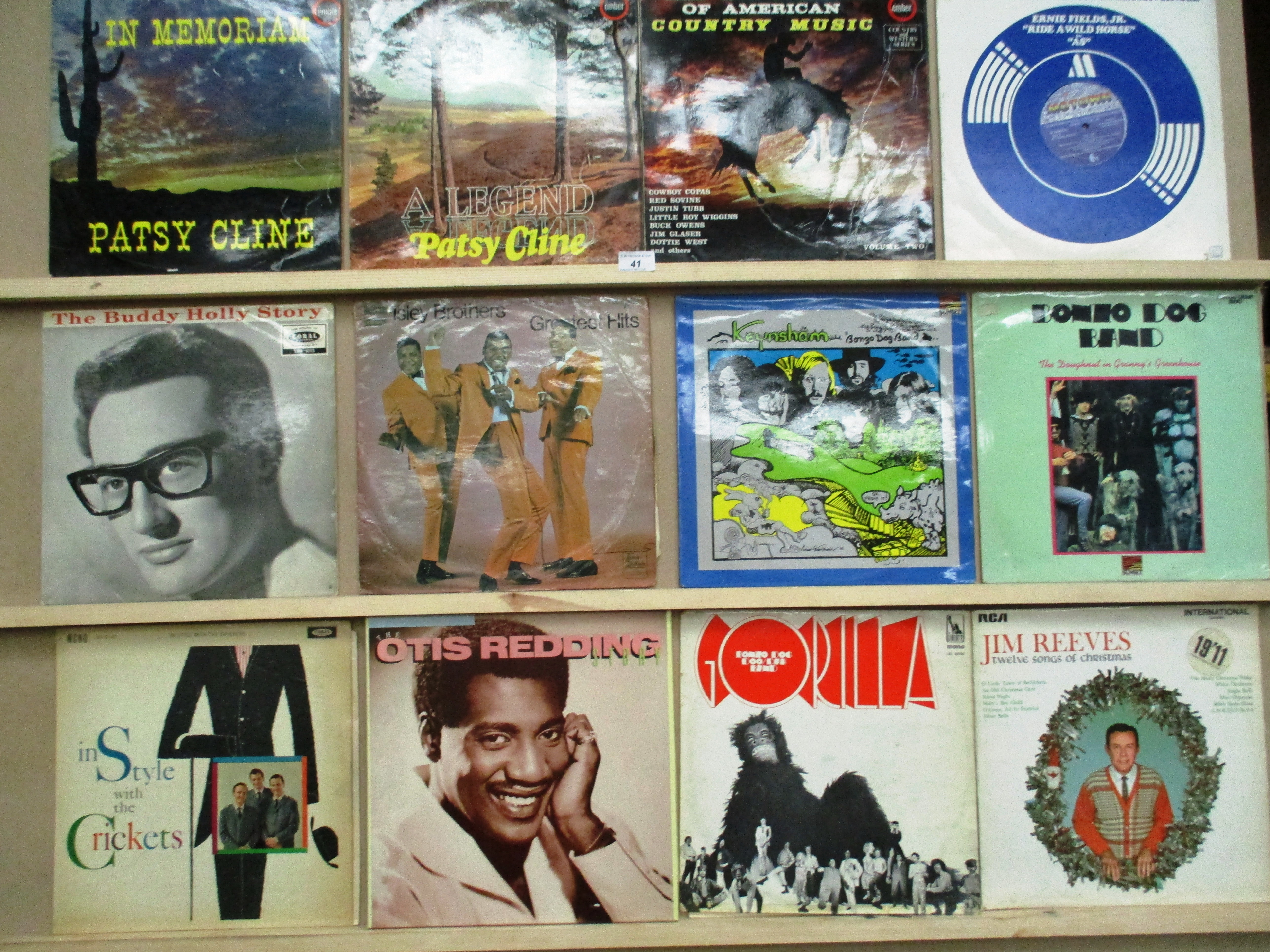 13 x assorted LPs including Otis Redding box set, The Buddy Holly Story,