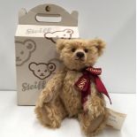 A Steiff Teddy bear celebration 125th anniversary (1880-2005) golden blond Teddy bear 30cm complete