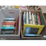 Contents to 2 boxes - books mainly on Yorkshire and others including A History of Helmsley Rievaulx