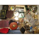 Contents to tray - large quantity of miscellaneous items including cigarette lighters, chain link,