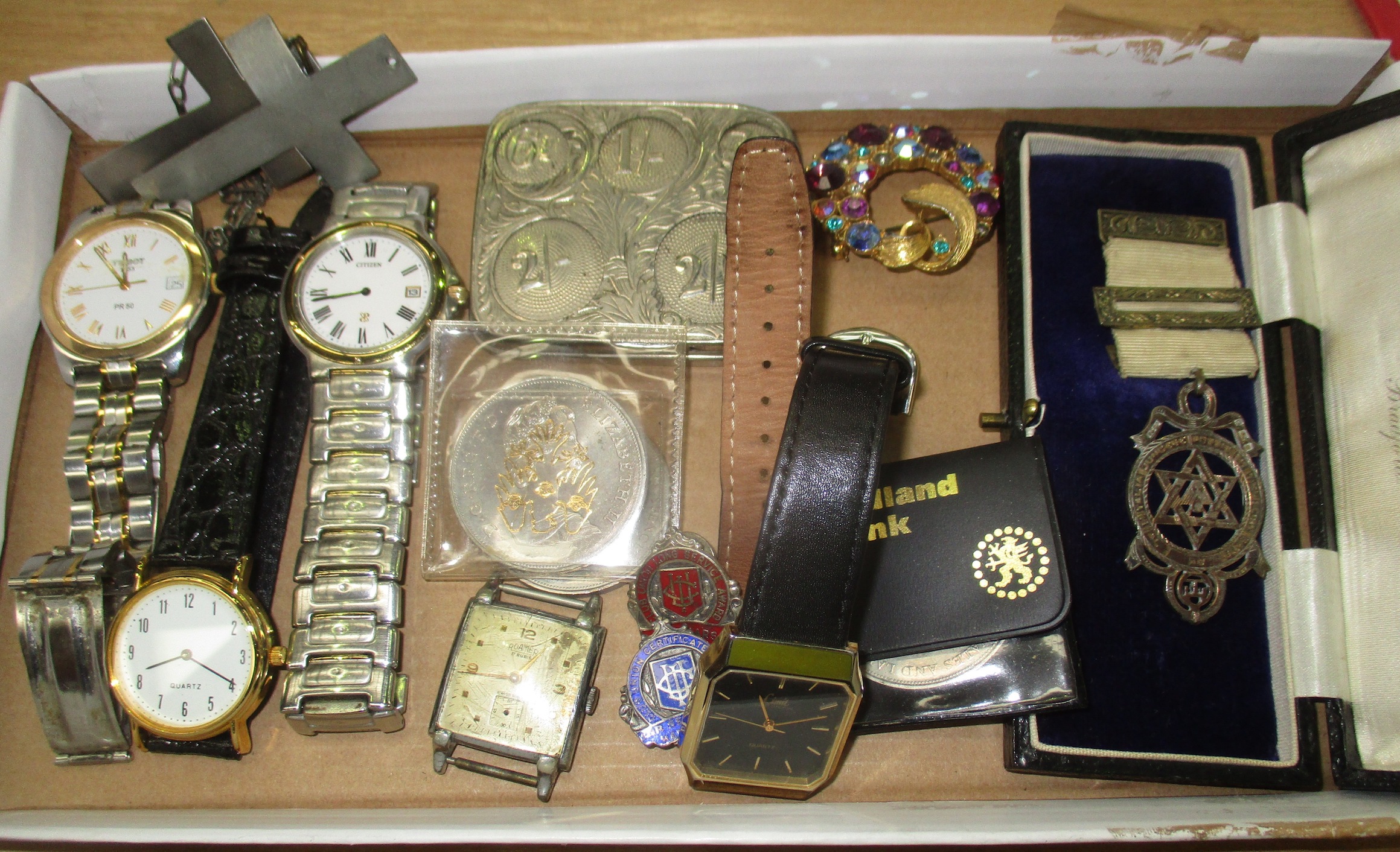 Contents to box - Citizen, Tissot and other dress watches,