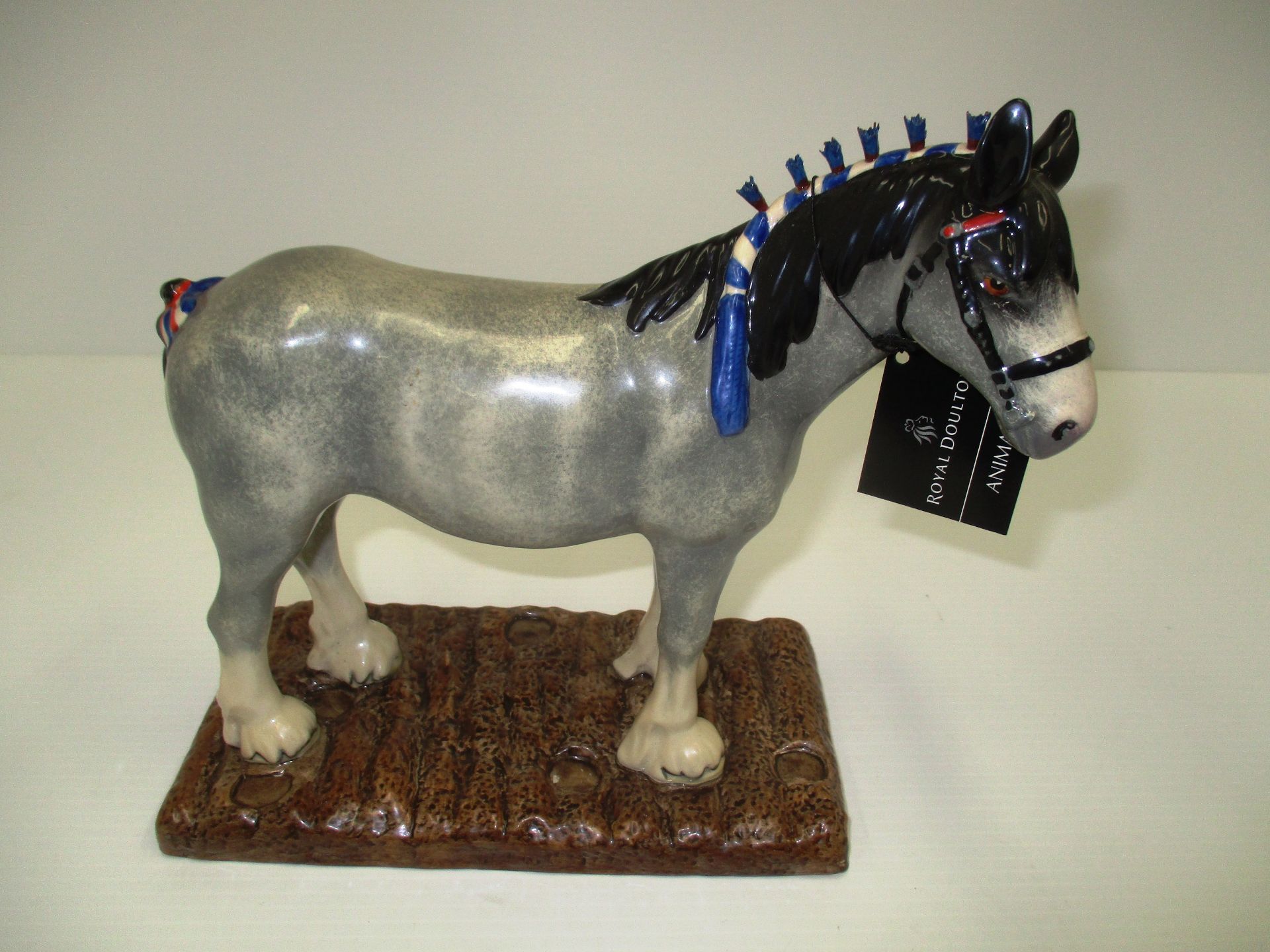 A Royal Doulton "Clydesdale" on rectangular base RDA 55