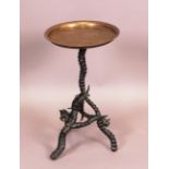 A Victorian occasional table,