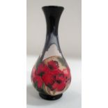 A Moorcroft narrow neck baluster vase in "Forever England" pattern, 16.5cm.