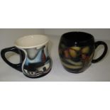 Two Moorcroft mugs "The Works" and "Western Isles" [2]