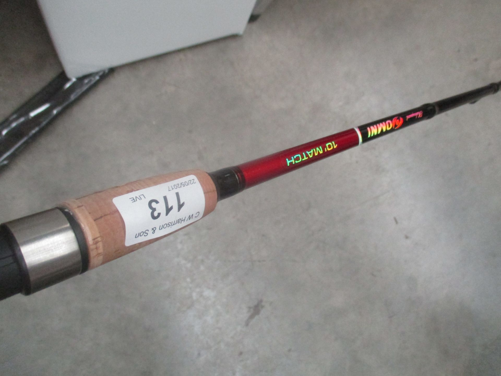 A Shakespeare Omni 10' match rod with bag