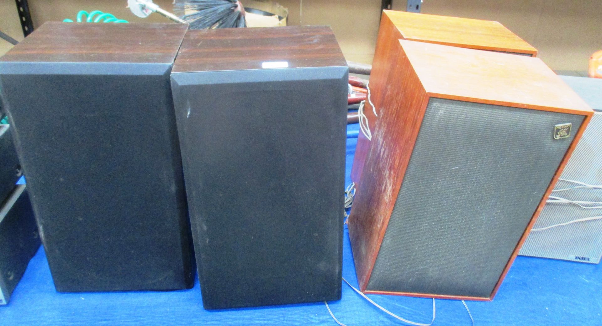 A pair of Toshiba SS33 speakers and a pair of Medway speakers