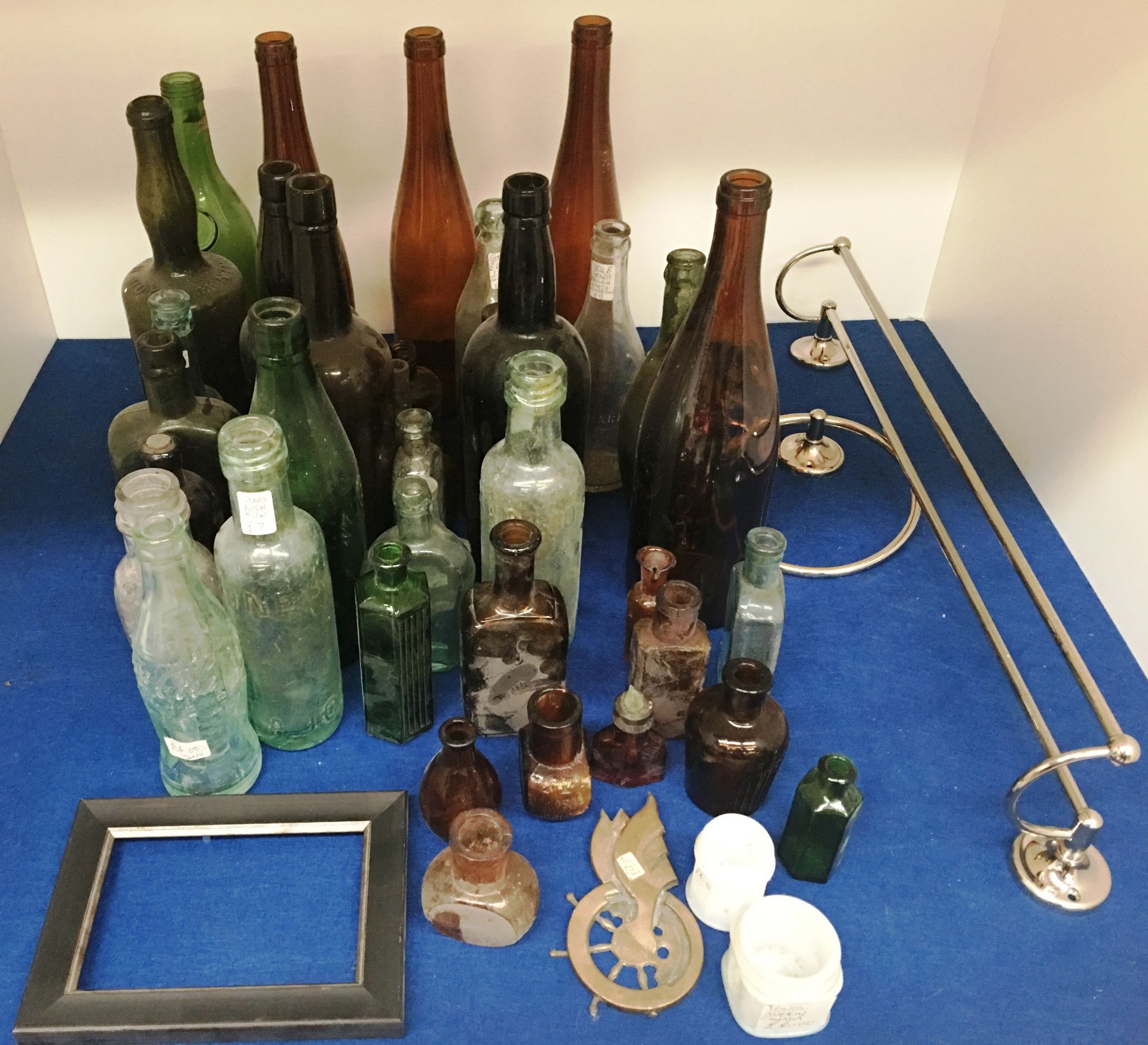 A large collection of 19th and early 20th century bottles