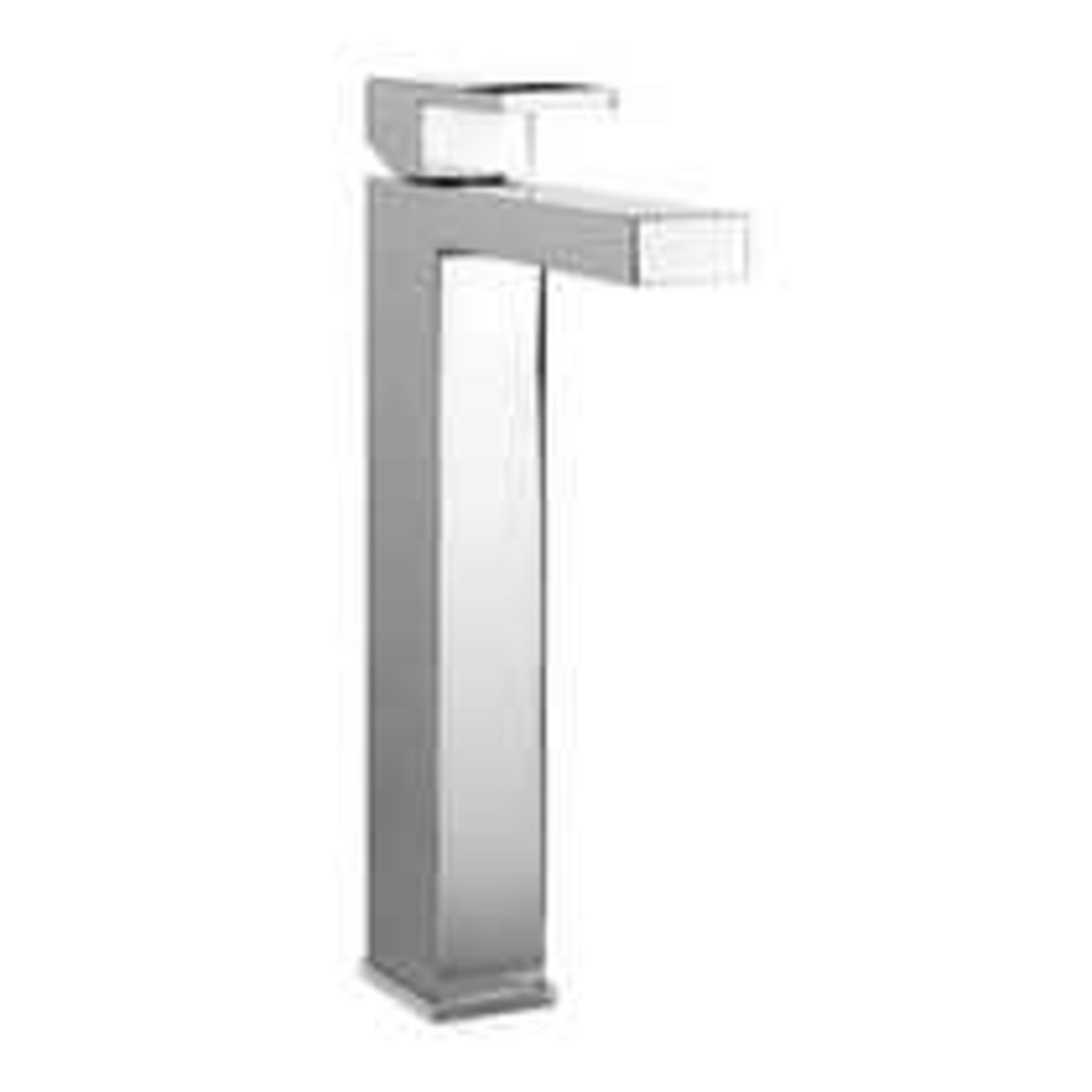 Extended basin mixer tap. Lever detatche