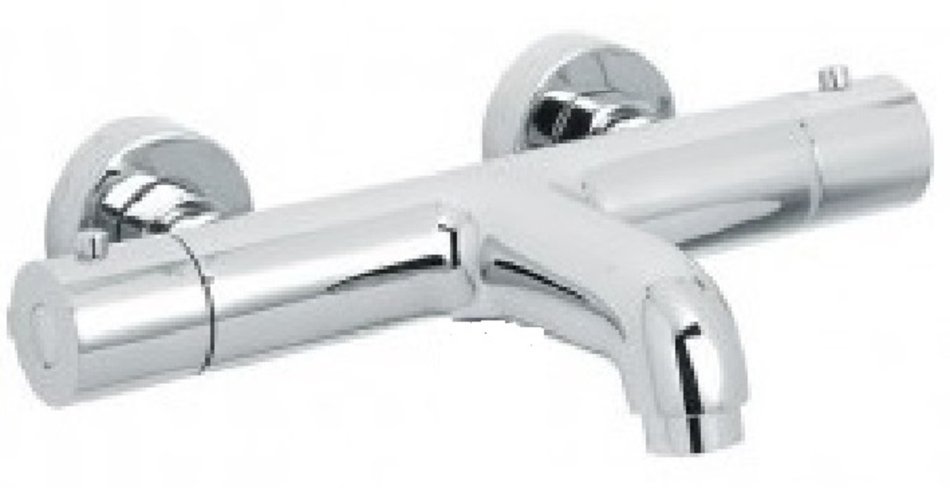 Thermostatic bar bath shower mixer tap.