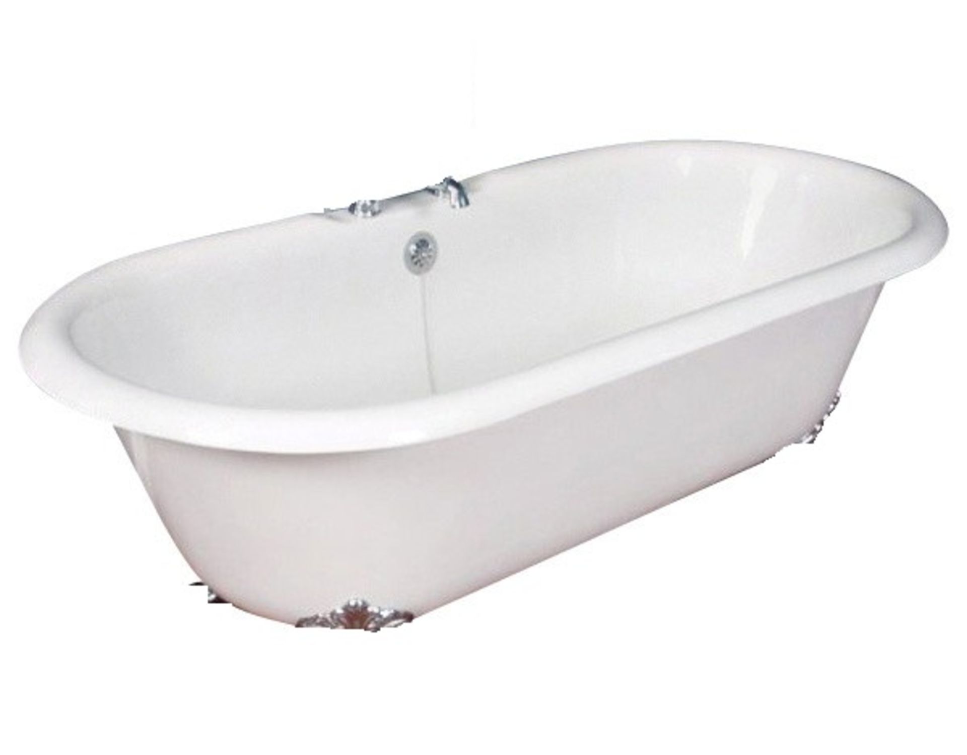 1690x800 Double ended roll top bath. Ver