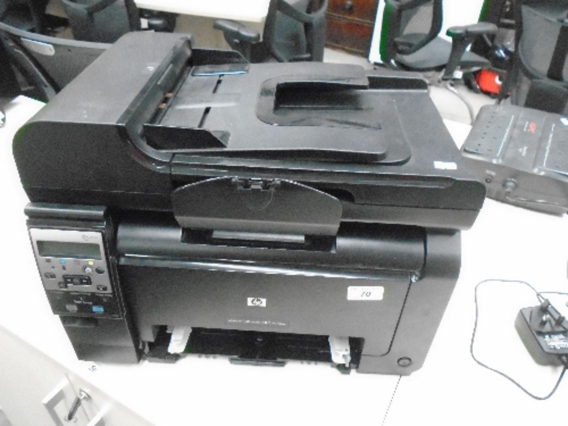 A HP Laserjet 100 colour MFP M175NW printer scanner - power lead