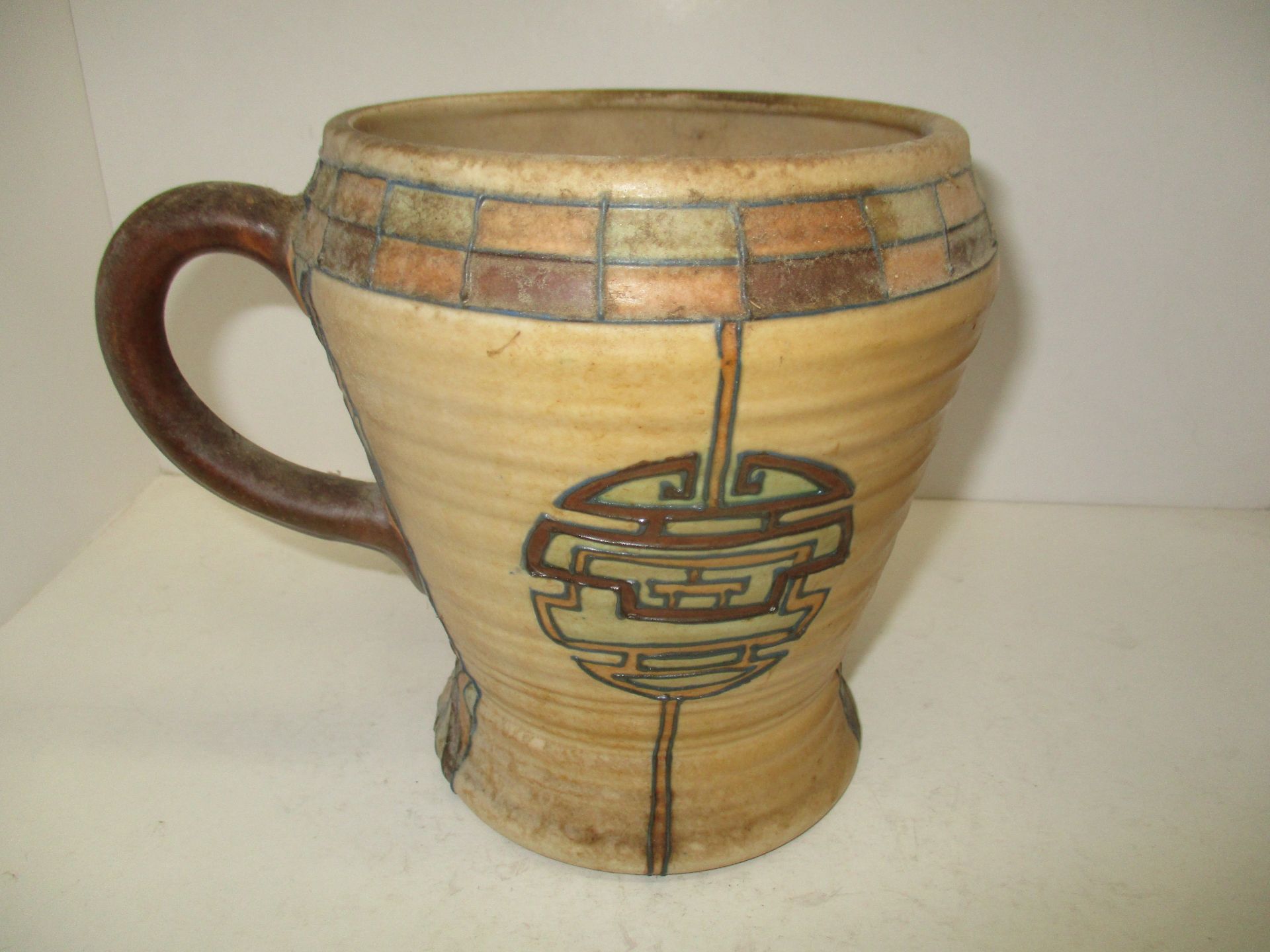 A Royal Cauldon art deco patterned handled jug (#GO4)