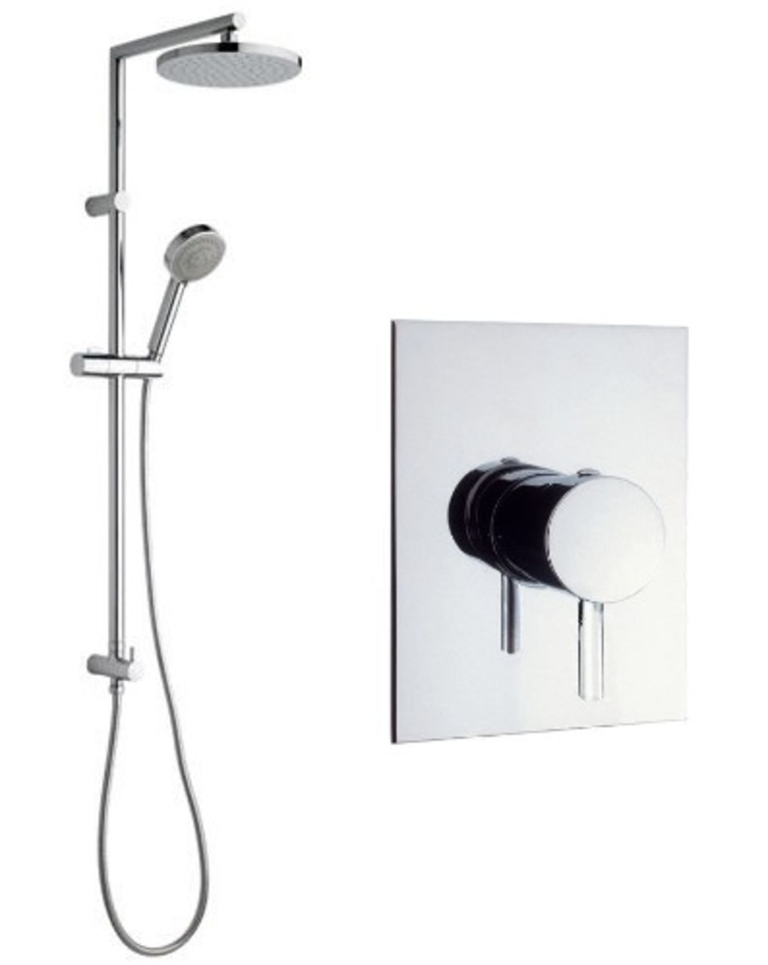 Nikels Fresh 200 shower system with 8 in