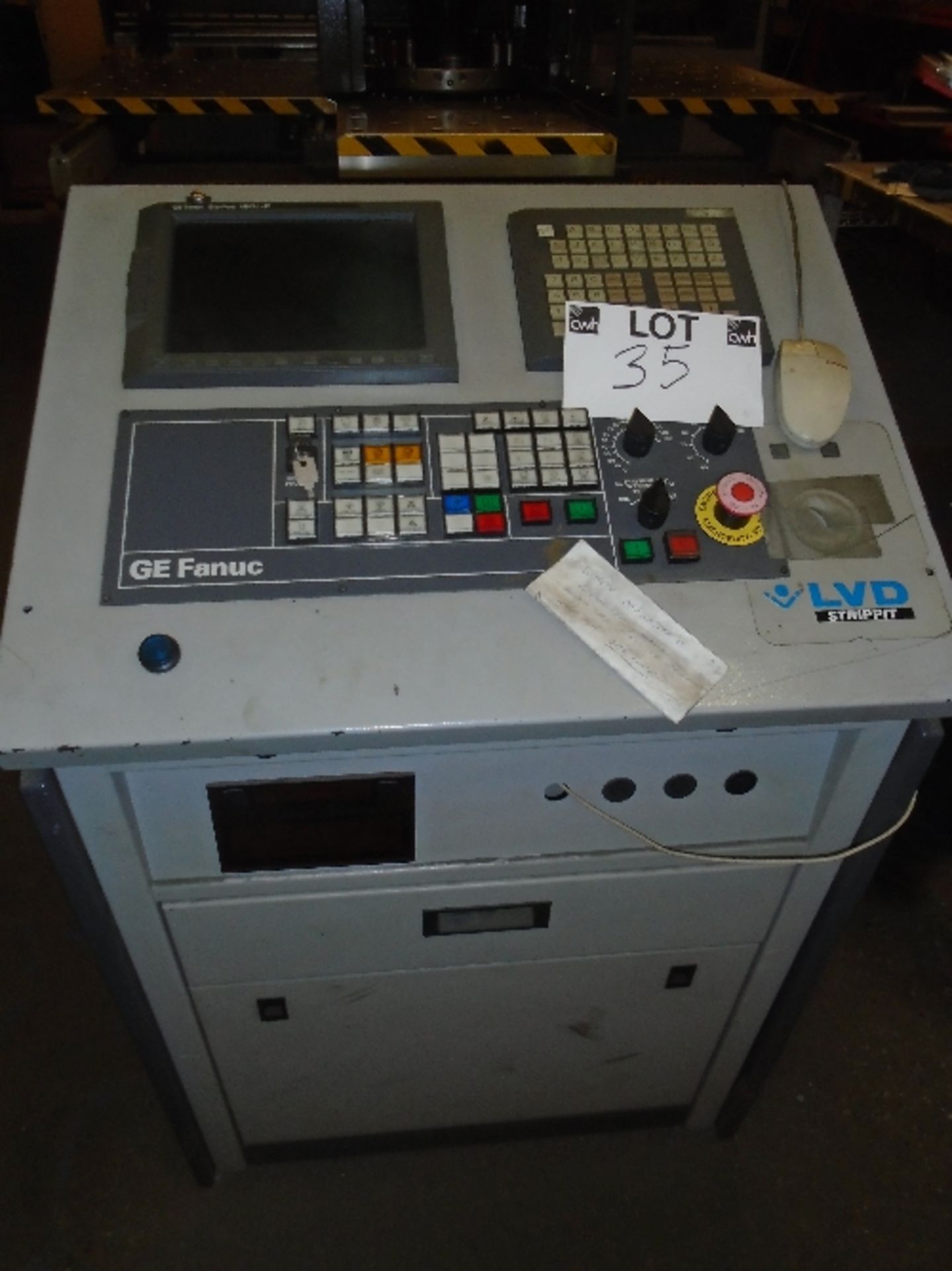 AN LVD STRIPPIT DELTA 1250 INDUSTRIAL PUNCH MACHINE MODEL 1250 LVD THIN, SERIAL NO. - Image 2 of 3