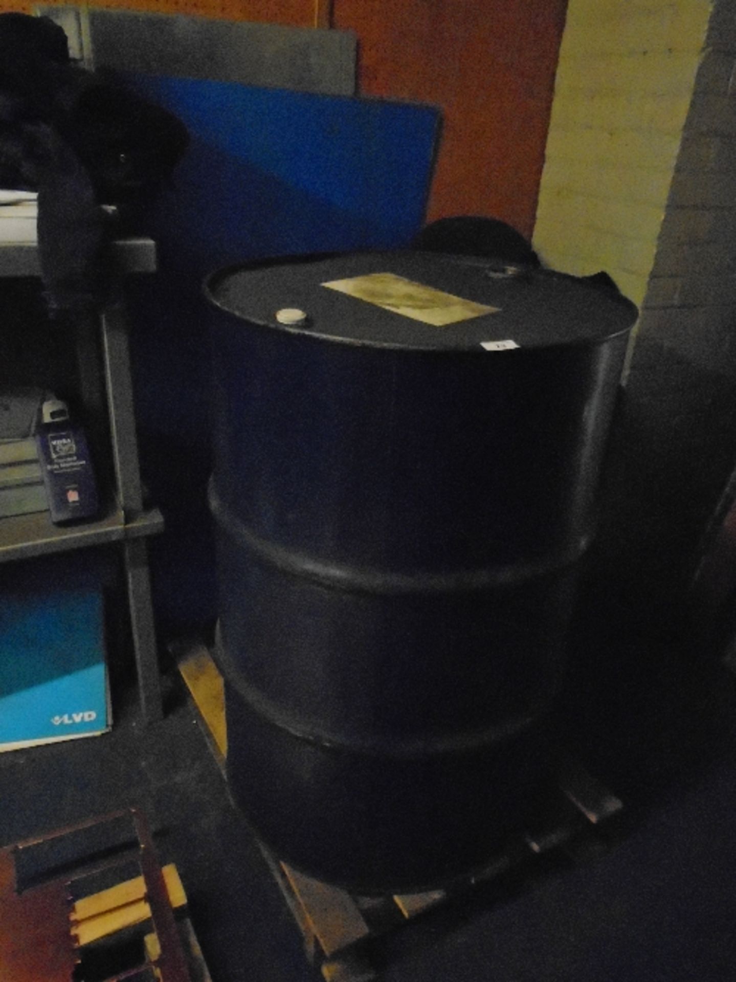 A 205 litre oil drum