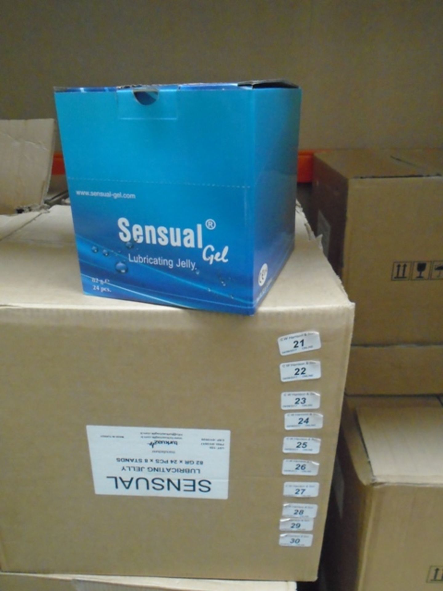 192 x 82g tubes of Sensual Gel lubricati