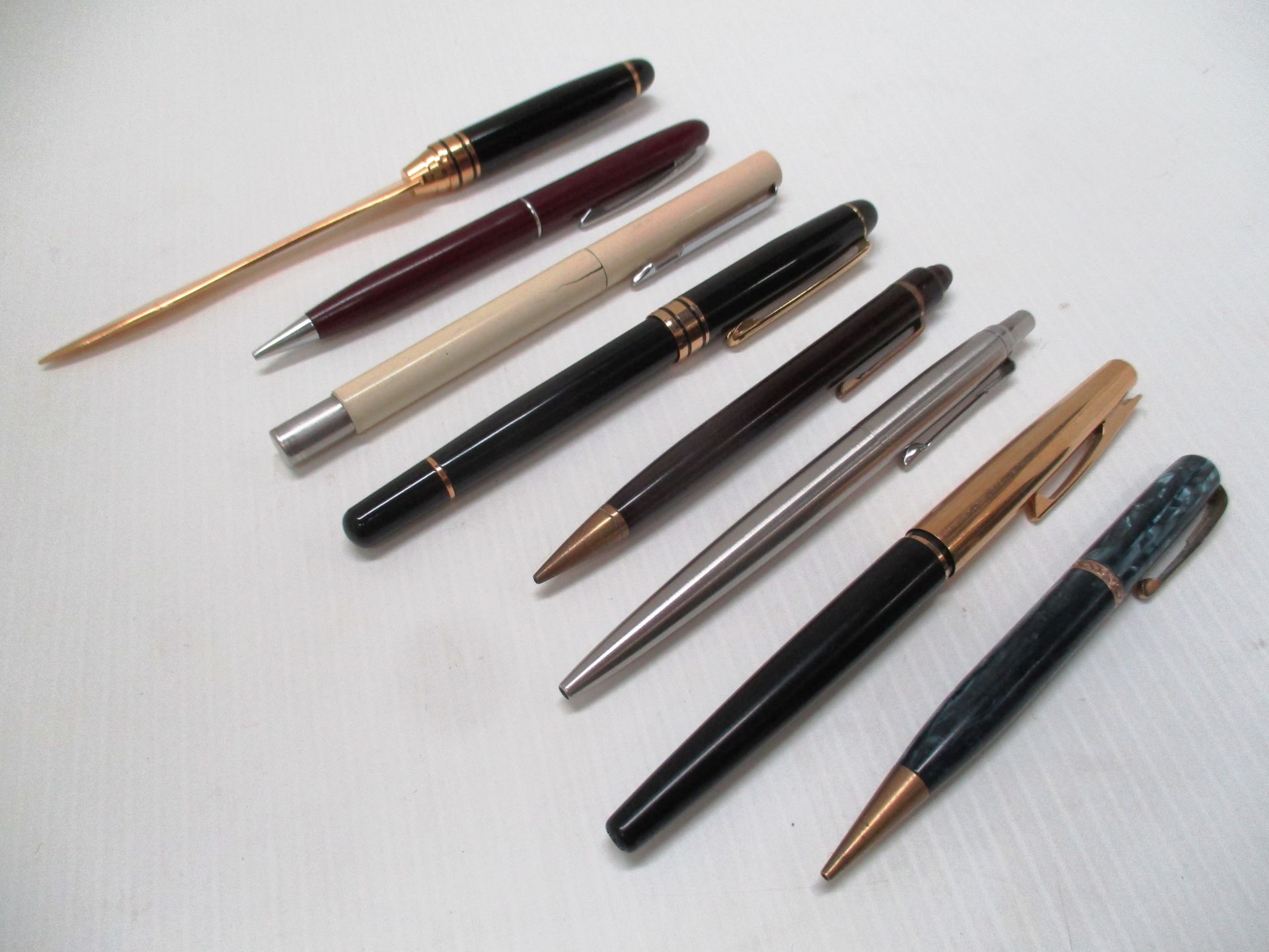 A small selection of assorted pens by Sheaffer, Parker, Waterman,