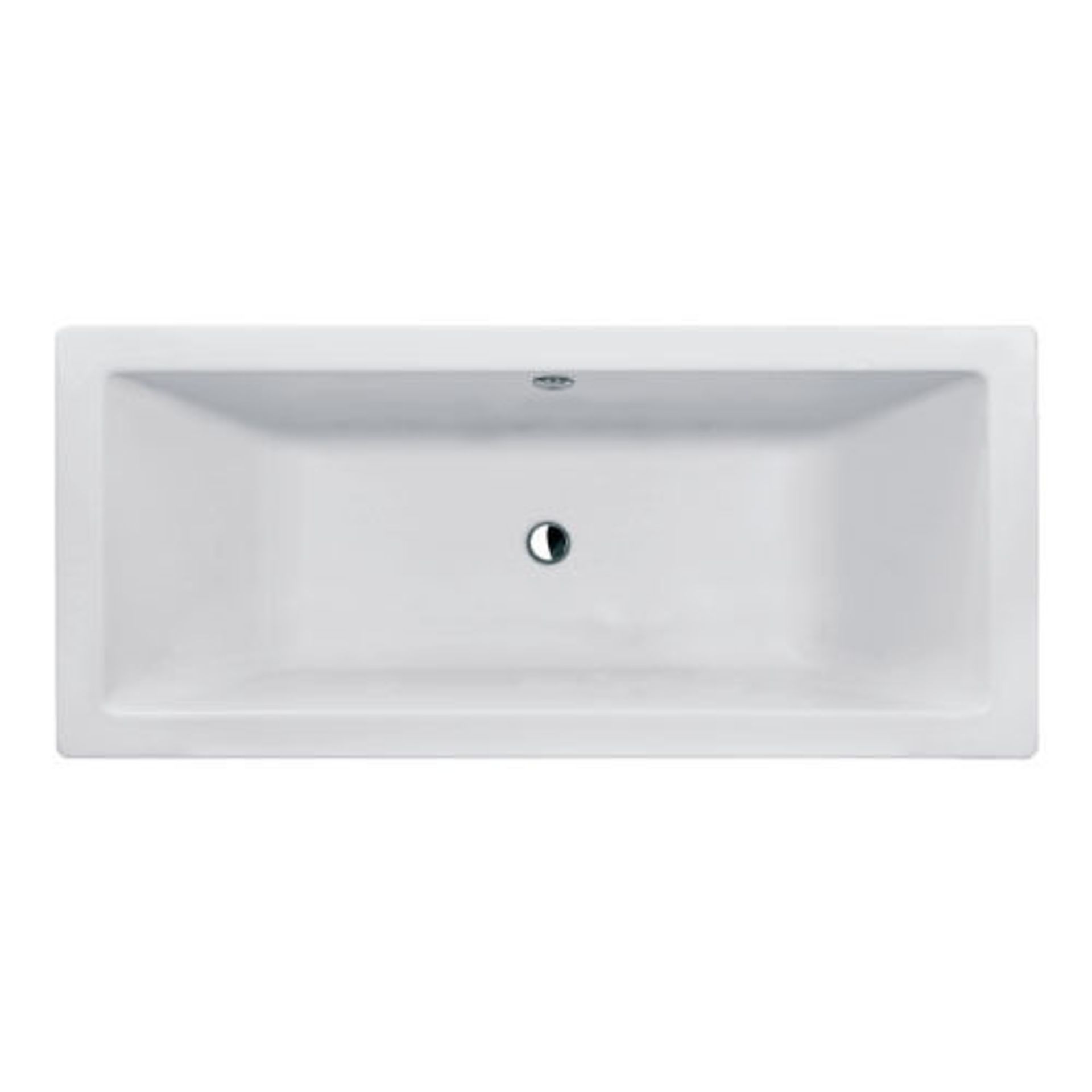 1700x750 double ended square bath