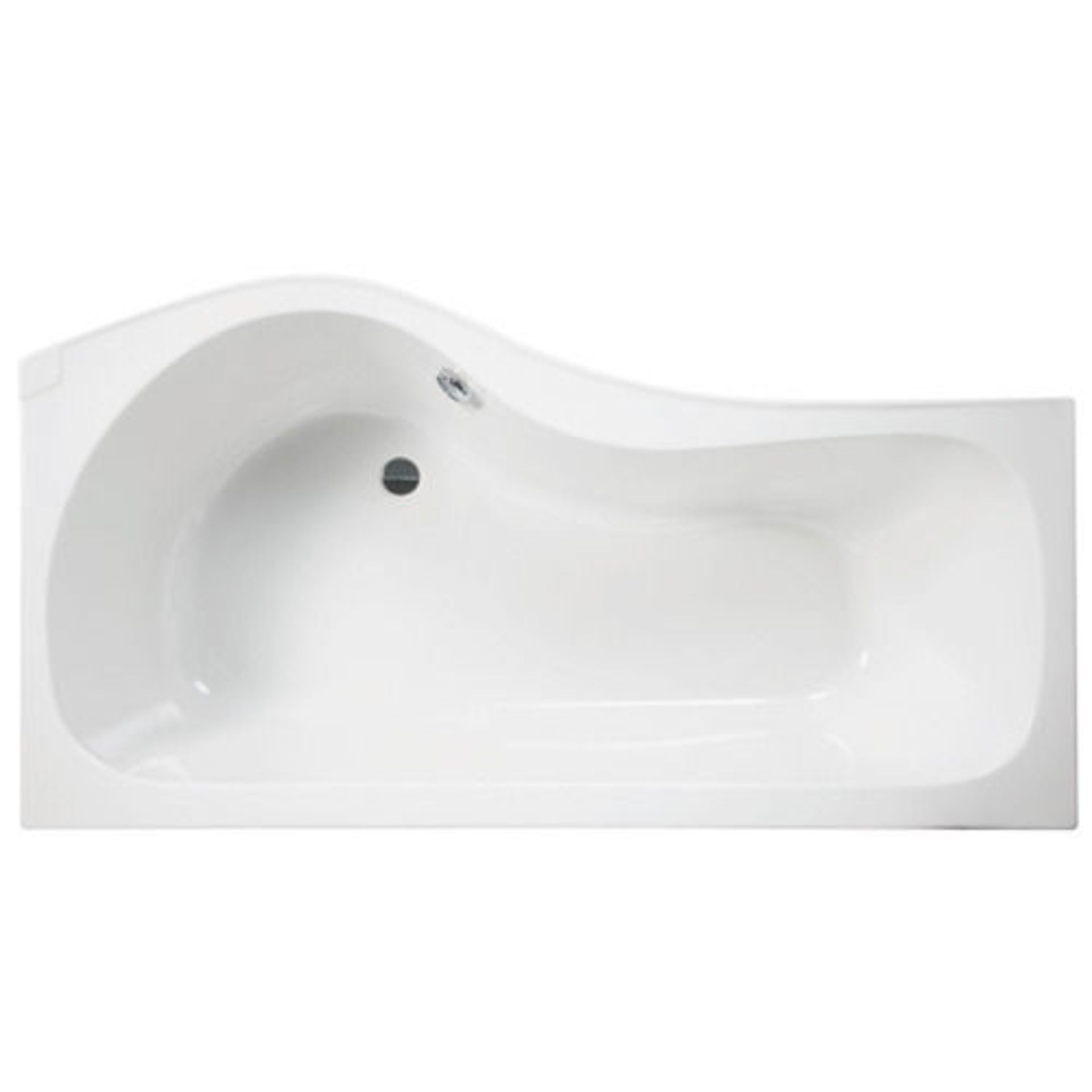 1500x900 P shaped RH showering bath.