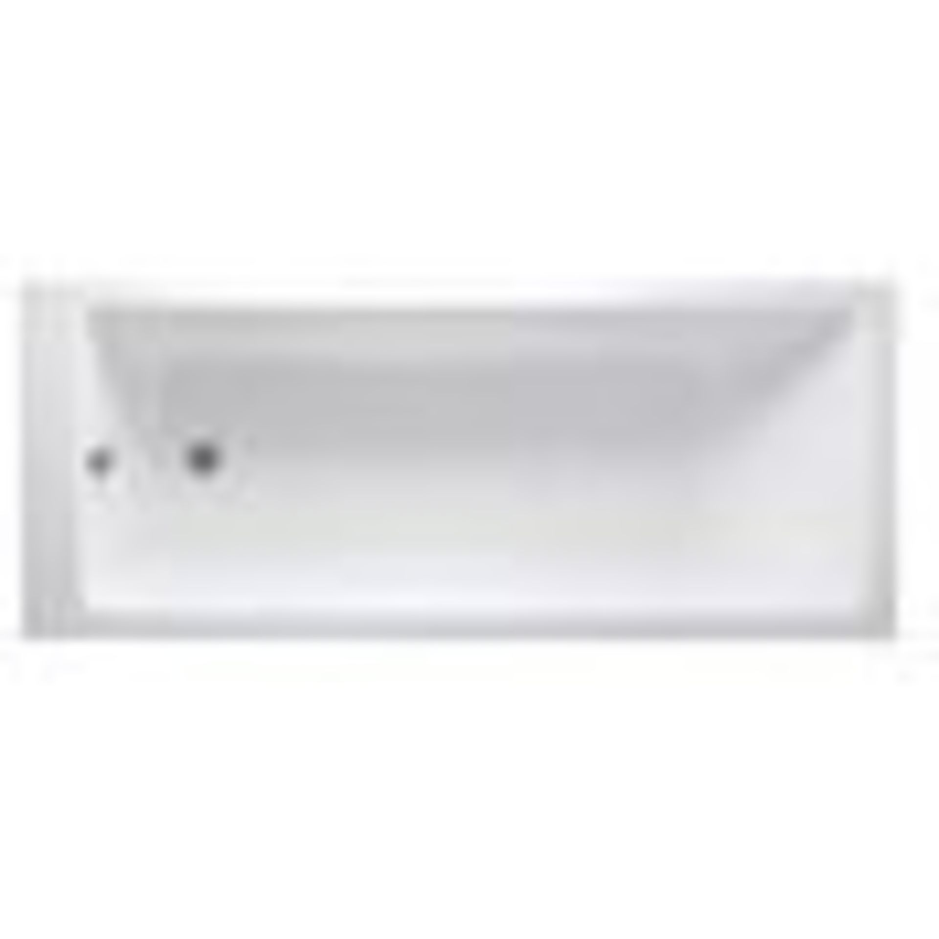 1700x700 single ended watersaving square bath.