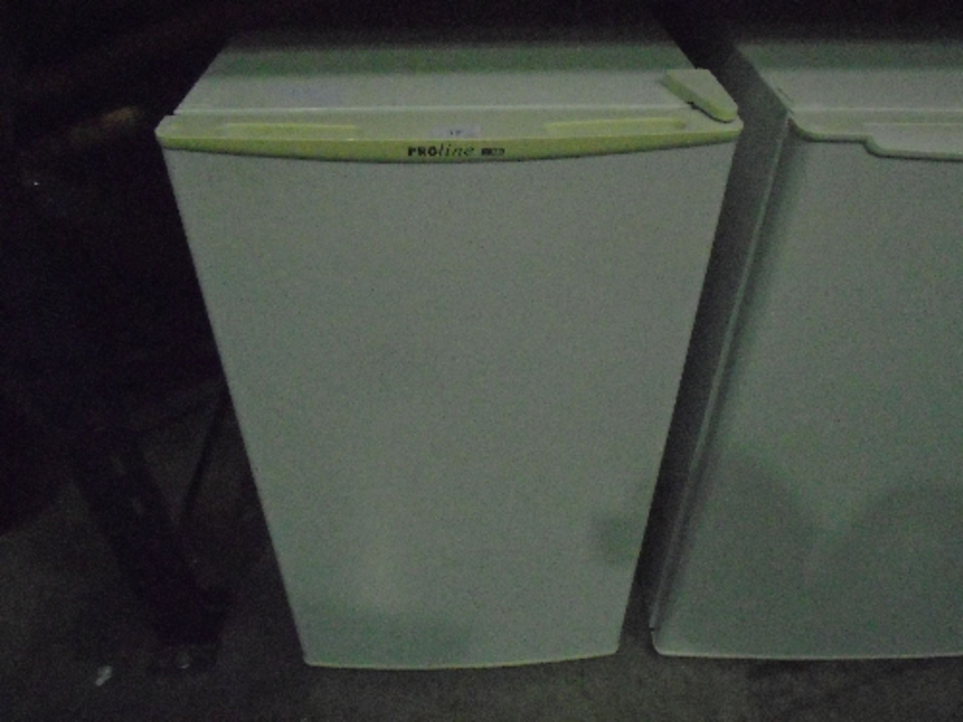 A Proline white under counter freezer