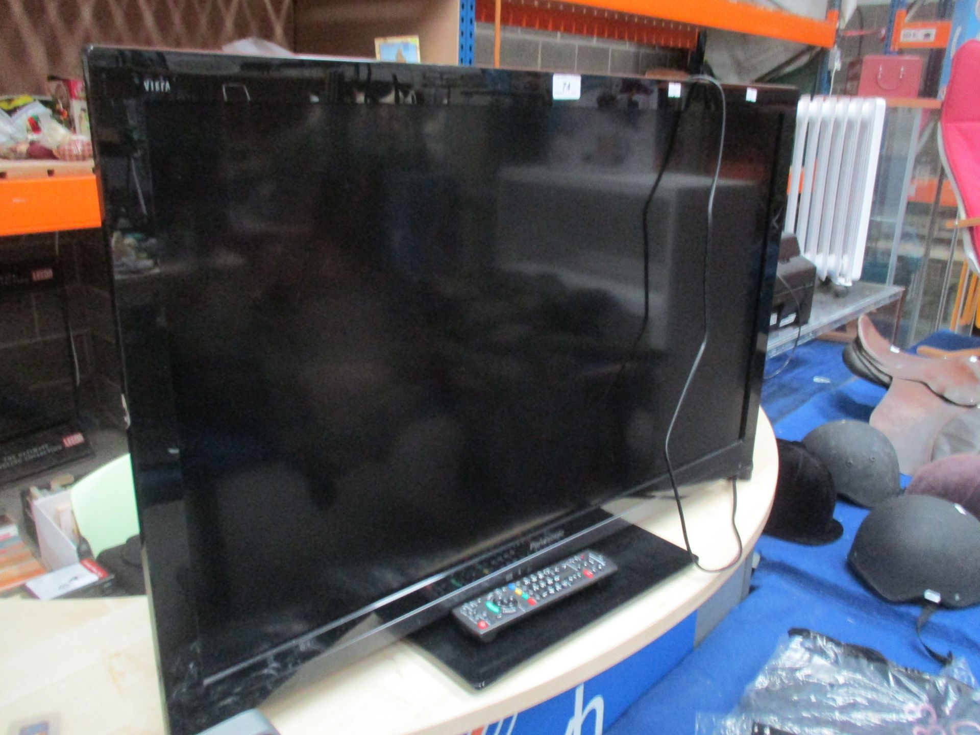 A Panasonic Viera TX-L37E3B 37"" LCD TV - remote control