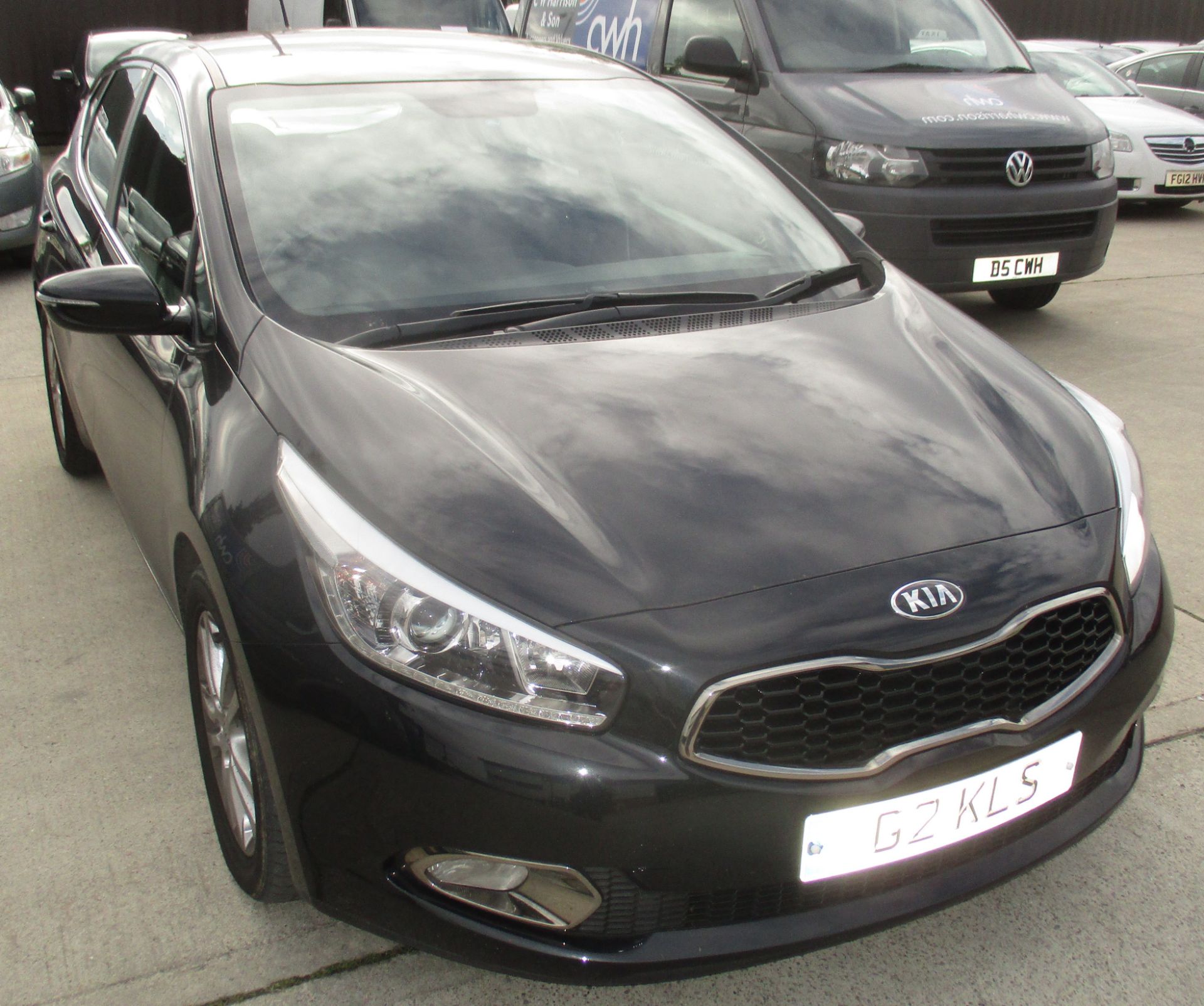 KIA CEED 2 CRDi AUTOMATIC 1.6 5 DOOR HATCHBACK - diesel - black Reg No: G2 KLS Rec.