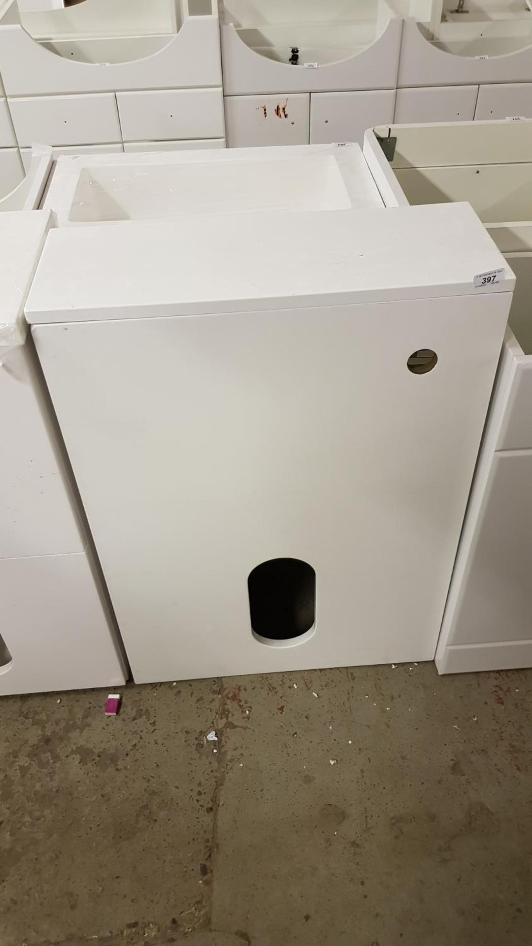 600x220 WC unit – gloss white - Image 2 of 2