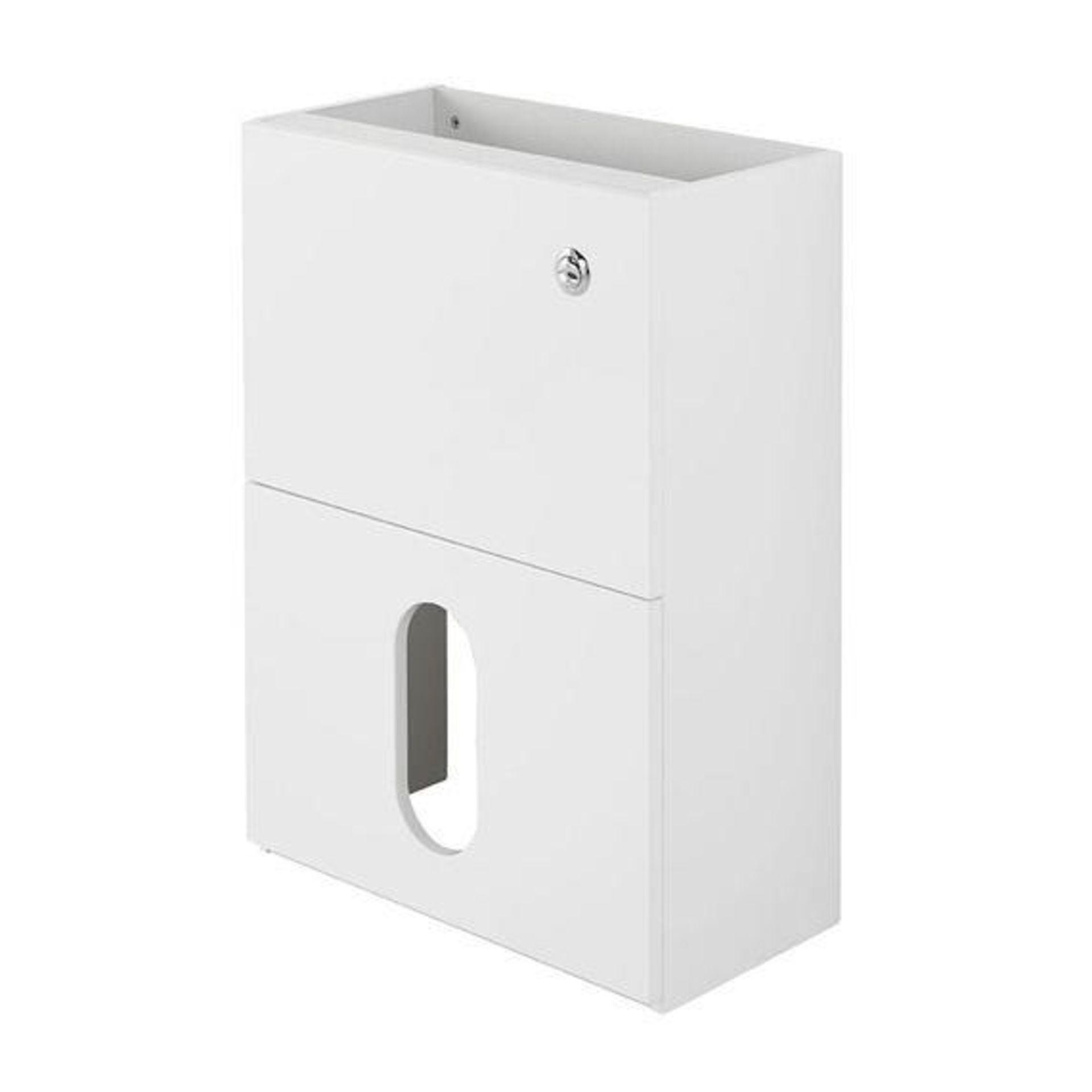 600x220 WC unit – gloss white