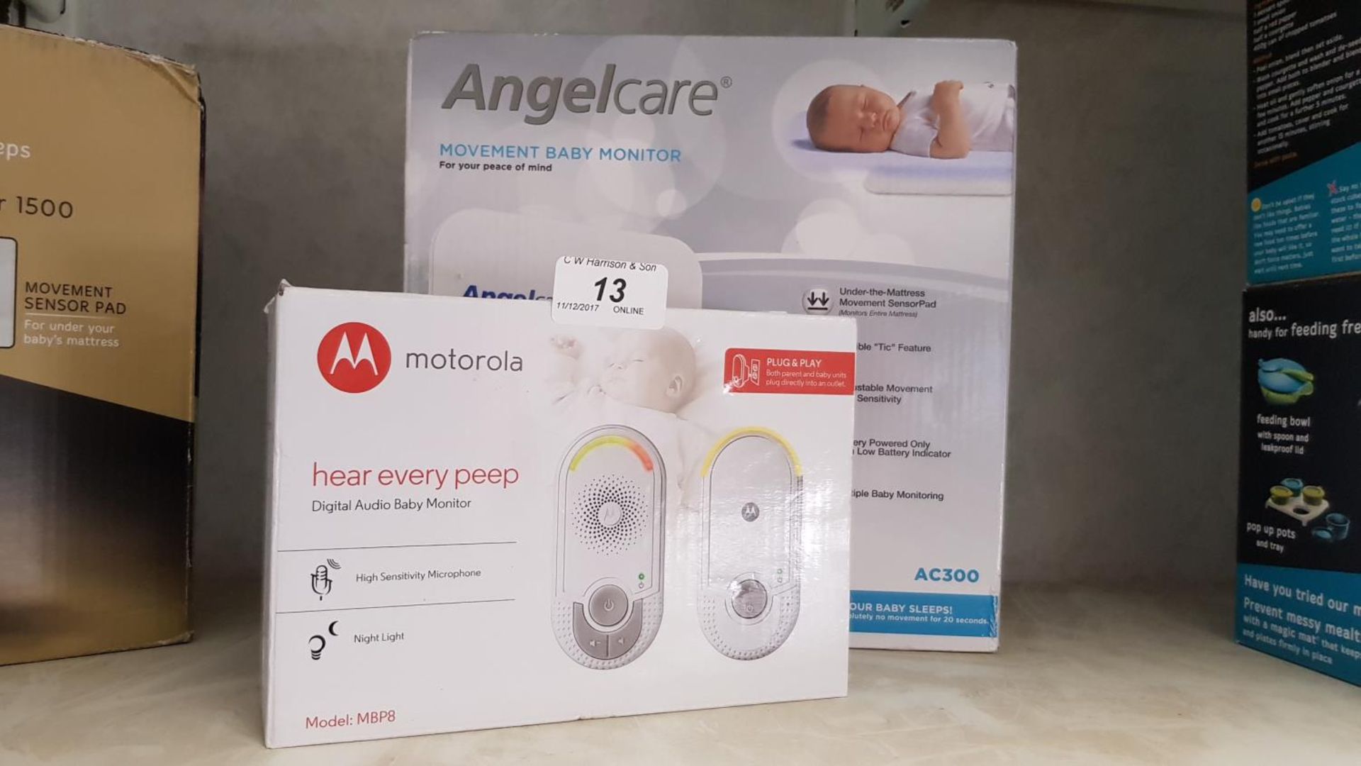 Angelcare baby monitor & Motorola digita
