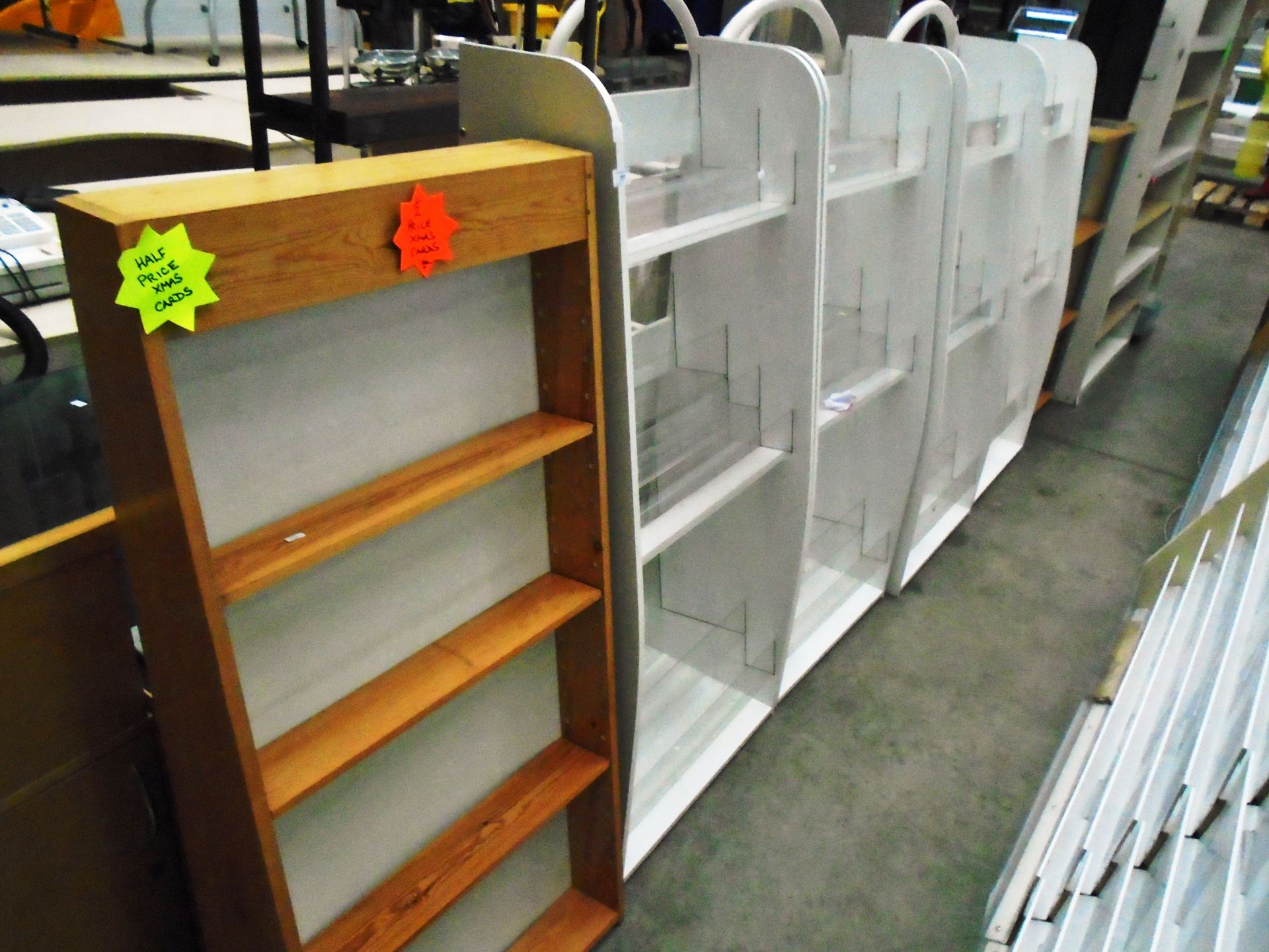 7 x assorted shop display units