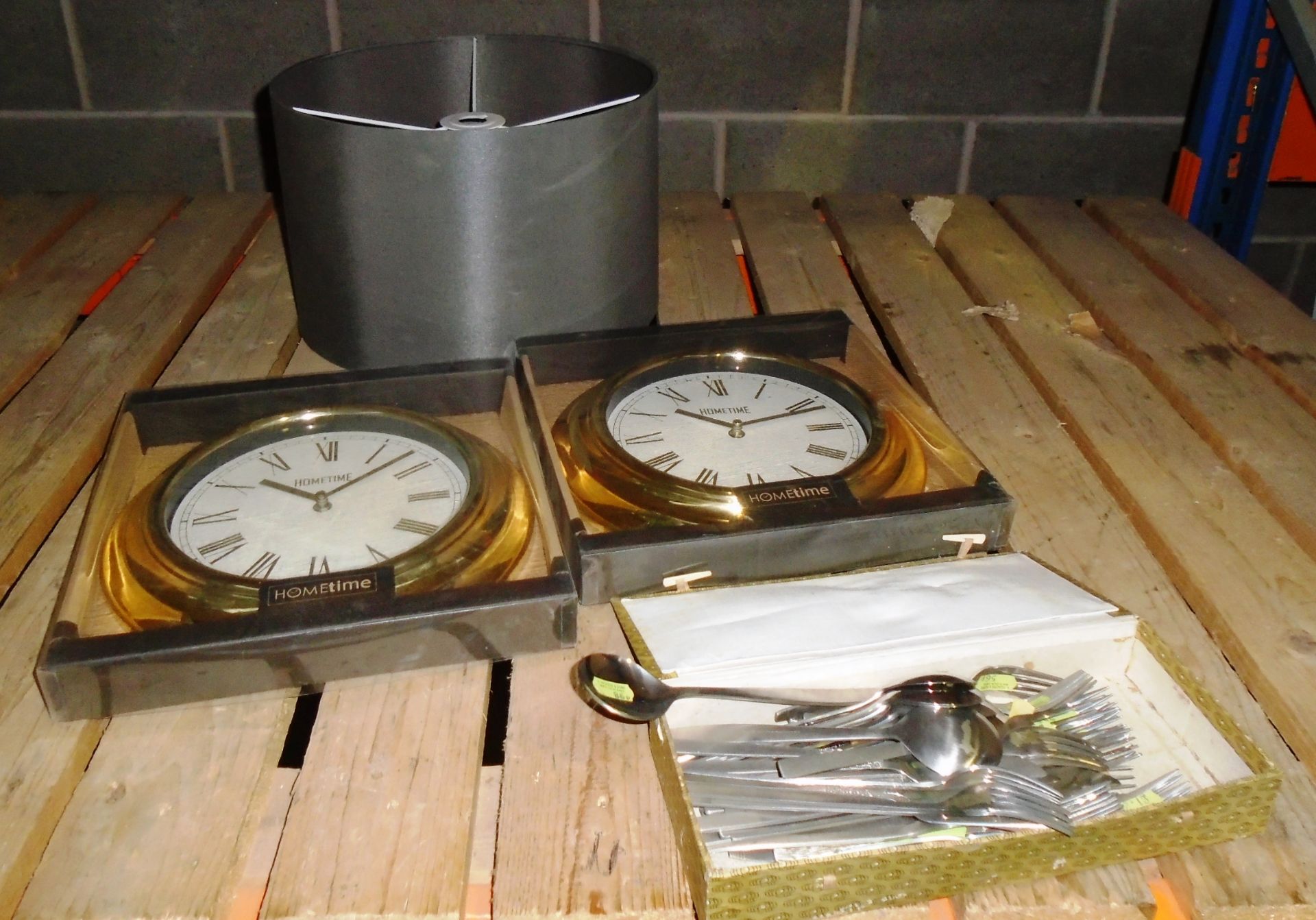 2 x Hometime wall clocks,