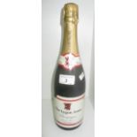 A 75cl bottle of "The Lygon Arms" Brut Champagne