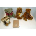 4 x small soft toy teddy bears - a special one off bear for the Teddy Bear Museum,