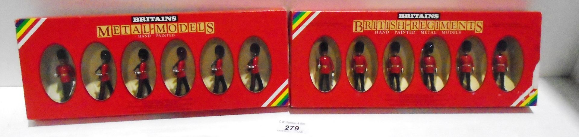 2 Britains British Regiments model boxed sets - The Scots Guards No.