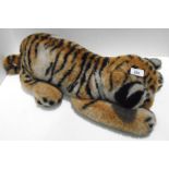 A Steiff soft toy tiger cub 54cm long (not including tail)