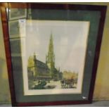 A framed print 'Bruxelles,